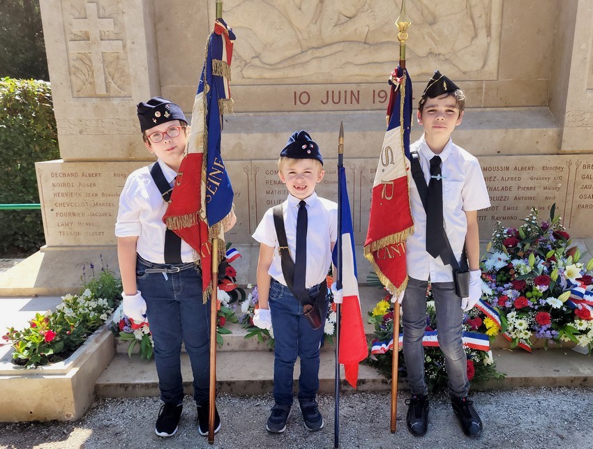 18 juin 2022 – Châtillon/Seine – Nos Jeunes Porte-drapeaux
