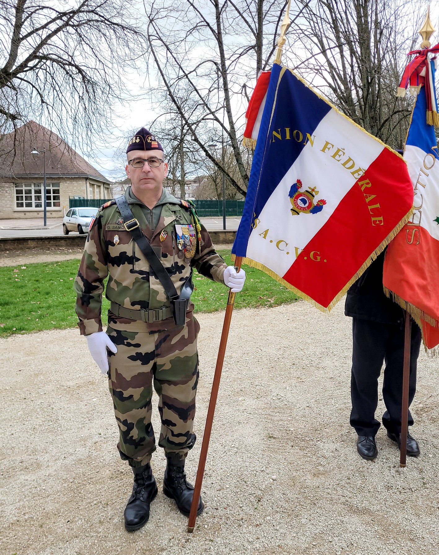19 mars 2023 – Le nouveau drapeau des AC-VG de Châtillon/Seine